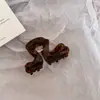 Pinza para el Cabello de Acetato Estilo Coreano Half-Tie, Pinza de Tiburón Geométrica Simple, Pinza de Garra de Tamaño Mediano para la Parte Posterior de la Cabeza, Pinza Versátil de Garra para Cola de Caballo, Accesorio para el Cabello