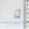 Gato Gatito de Dibujos Animados Artificial Brillante Resina Pequeños Accesorios Hecho a Mano DIY Pegamento de Crema Funda para Teléfono Móvil Accesorios para el Cabello Parche