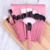 En stock boutique 24 juegos brocha maquillaje brocha de maquillaje suave brocha sombra de ojos brocha polvo suelto paquete traje completo herramientas de belleza profesionales