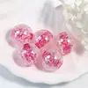Cuentas de Explosión de Burbujas Acrílicas Coloridas Cuentas Sueltas Accesorios para Tocados Pulseras Collares Hechos a Mano con Cuentas de Grietas