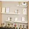 Estante de exhibición de pared de honor, estante recto de montaje en pared, estante de empresa para exhibir trofeos, certificados, medallas, estante de almacenamiento de montaje en pared
