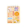 Cuaderno Inspirador A7 con Tapa abatible y Espiral para Estudiantes con Bolsillo tipo solapa para Hojas sueltas Cuaderno Pequeño de Pantalones con Alta Apariencia y Bloc de Notas en Blanco Portátil