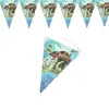 Película de Animación de Dibujos Animados Evento de Cumpleaños para Niños Princesa Moan*Na Fiesta en el Océano Platos de Papel Vasos Mantel Decoraciones