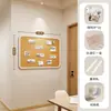 Painel de fundo para parede de fotos, painel de exibição, decoração de parede de fotos, painel de feltro para parede, quadro de recados, painel de parede para Polaroid