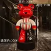 Adornos de Piso Creativos de Oso Espacial Pintado para Sala de Estar Junto al Mueble de TV al Lado del Sofá Decoraciones para el Hogar Alcancía