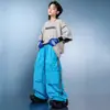 Conjunto de Fantasia de Performance Stage Loose Type Tendência Cool Hip Hop Dança de Rua Estilo Hip Hop Moda Dopamina Colorida