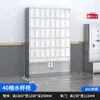 Gabinete de tazas de acero inoxidable, perchero para tazas de empleados, estante para tazas de té de taller de fábrica, gabinete de almacenamiento de tazas, estante de almacenamiento de tazas de té