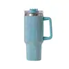 Copo de Carro 40oz Cola Diamante Gelo Copo de Aço Inoxidável Stanley Copo Térmico de Grande Capacidade Copo Térmico de Aço Inoxidável Personalização