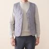 Chaleco Ligero y Cálido de Nylon y Lana, Cortavientos, Resistente al Frío e Impermeable, Chaleco Interior con Broches, Chaleco Fino de Entretiempo para Otoño e Invierno