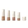 Botellas de Empaque Personalizadas de Alta Gama para Cuidado de la Piel, Botellas de Plástico PET de 80ml con Bomba para Loción, Frascos de Forma Especial de 30g para Crema Facial