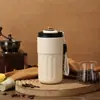 Nova Caneca de Café Octogonal com Display de Temperatura Inteligente, Caneca Térmica de Aço Inoxidável de Aparência Sofisticada e Conveniente, Copo de Viagem para Carro para Homens e Mulheres