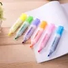 Plumón Marcador Deli S625 para Estudiantes, Marcador de Colores, Marcador Fluorescente para Resaltar y Tomar Notas, 6 Colores