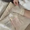 Meias de Cano Médio com Laço Estilo Coreano 2026 para Mulheres, Meias de Renda com Ruffle em Tela Estilo Lolita, Meias Versáteis para Meninas Doces