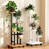 2026 Novo Modelo Suporte Móvel para Flores de Varanda Rack de Chão para Suculentas na Sala de Estar Suporte para Vasos de Flores Suporte de Arte em Ferro