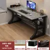 Mesa de jogos branca para uso doméstico, mesa de computador de mesa com prateleiras de armazenamento, mesa de estudo simples para quarto, escrivaninha e mesa de escritório