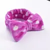 Faixa de Cabelo Veludo Coral Estampa Leopardo Bolinhas Laço Europeia e Americana Transfronteiriça Faixa para Lavar o Rosto Faixa para Maquiagem Esportiva Acessórios de Cabelo