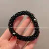 Estilo Nuevo de Verano de Gama Alta Elegante Goma Elástica para el Cabello con Pedrería Anillo para Cola de Caballo Retro Francés Celebridad de Internet Cuerda para el Cabello para Mujeres