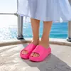 Pantuflas de suela gruesa para mujer, nuevas verano 2026, antideslizantes, de suela suave, para interiores y exteriores, sandalias de una tira, sandalias de playa cómodas para mujer