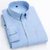 Camisa Oxford Delgada de Algodón para Primavera y Otoño, Cardigan Cuadros Casual Juvenil, Camisa de Patchwork Cuadrada de Color Sólido