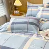 Funda de almohada simple de algodón para otoño e invierno, acolchada, lijada, funda individual para almohada 48*74 cm, funda de almohada de algodón un par