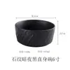 Dropshipping Tigela de Cerâmica com Textura de Pedra Criativa Tigela de Arroz de Alto Valor Tigela de Sopa Tigela de Macarrão Tigela Grande Tigela para Macarrão Instantâneo Tigela de Salada