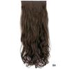 Peruca mulheres longo cabelo cacheado uma peça de alta temperatura seda sem costura peça de extensão de cabelo 5 clip clip peruca de cabelo local de fábrica