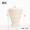 Taza de Agua Plegable de Silicona de Grado Alimenticio, Taza Portátil para Enjuague Bucal, Taza para Cepillo de Dientes para Acampar al Aire Libre, Viajes