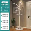 Perchero de pie de hierro forjado estilo europeo para dormitorio, perchero simple moderno de una sola barra móvil para ropa y bolsos