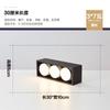 Sala de estar minimalista montada en Ming sin luces principales, luces de cubo, luces Gersan, focos antideslumbrantes, focos LED de techo, downlights de techo