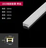 Canaleta de luz superior luminosa empotrada sin cableado pantalla de silicona flexible superficie con placa de cubierta Canaleta de tira de luz LED lineal suave