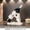 Atacado urso polar vinho rack simples moderno decoração para casa sala de estar entrada armário de vinho suporte para garrafa de vinho decoração de mesa