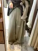 Sus dulces pantalones casuales de pierna ancha rectos de cintura alta, simples, versátiles y adelgazantes, estilo coreano, para mujer 66603