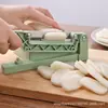 Faca nova para bolo de arroz, cortador de faca de cozinha para ervas medicinais chinesas, cortador de feno, fatiador de bolo de gelatina de pele de burro, rolo de carneiro