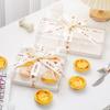 Caja Desechable de Plástico Transparente para Tartaleta de Huevo para Mascotas 4/6 Piezas Embalaje para Horneado de Postres Caja Cuadrada para Pastel