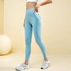 El Mismo Estilo de Pantalones de Yoga para Mujer, Pantalones de Fitness Pilates Levanta Glúteos de Cintura Alta con Bolsillos, Leggings, Ropa de Yoga para Otoño e Invierno