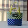 Bolsas Tejidas Hechas a Mano al por Mayor Marca de Moda Bolsas Cesta para Mujer Bolsos de Gran Capacidad Bolsas de Playa para Mujer en Stock