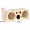 Altavoces de audio para coche de 4 pulgadas 5 pulgadas 6.5 pulgadas 8 pulgadas caja vacía para altavoz caja de madera maciza de dos vías caja de madera para altavoz de casa