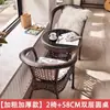 Mesa y Sillas de Ocio para Balcón Juego de Tres Piezas, Mesa y Sillas de Té de Ocio, Sillas de Ratán para Patio, Mesas y Sillas de Ratán para Exteriores