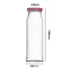 Botellas Selladas de Nido de Pájaro en Stock, Botellas de Goma de Durazno, Botellas Transparentes Dispensadoras de Vejiga de Pez Fresca Estofada, Botellas de Vidrio Resistentes a Altas Temperaturas de Grado Alimenticio para Remojar Vino