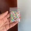 Bolinha de pelo pequena de 0,5 cm, alta elasticidade, mini bolinha de pelo de 5 mm, decoração de boneca de crochê DIY, bola de bumbum de coelho, pelo de coelho preguiçoso imitação