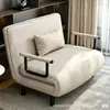 Sofá cama plegable de doble uso para sala de estar, sofá perezoso multifuncional para siestas, ahorrador de espacio, sofá cama individual moderno de tela
