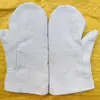 Direto da fábrica dois dedos resistente ao fogo alta temperatura luvas de amianto luvas de amianto 500 graus luvas de alta temperatura