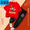 Traje de niño Verano 2025 Nuevo Ao Bing Ropa para niños Ropa de bebé Niñas Moda Nacional Algodón Puro Manga Corta Ropa de Verano