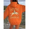 Sudadera con Estampado de Vaquero del Salvaje Oeste Estilo Retro Holgada Exportación Transfronteriza Temu Wish
