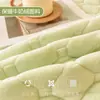 Juego de Dos Fundas de Almohada de Terciopelo de Leche, Toalla de Almohada de Vellón de Coral, Funda para Almohada de Algodón Puro, Individual 48cmx74cm, Otoño Invierno