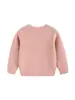 Nuevo Cárdigan de Punto para Niña Otoño Invierno 100% Algodón Puro Cárdigan de Punto para Bebé Niña Textura de Punto Trenzado Ropa para Bebé