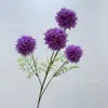 Estilo Nórdico Ins Decoración del Hogar Flores Artificiales Diente de León Flores de Boda Bola de Cebolla de Cuatro Cabezas Hidrangea para Paisajismo Decoración Transfronterizo