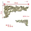 Dongyang Escultura em Madeira Estilo Europeu Flor de Canto Móveis de Madeira Maciça Portas de Armário Parede de Fundo de Guarda-roupa Peças de Flor Decoração de Flor de Madeira Fiação