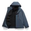Nuevas Chaquetas de Otoño e Invierno, Tres en Uno, para Hombres y Mujeres, Deportes al Aire Libre, Cortavientos, Impermeables, Engrosadas y Cálidas, Ropa de Otoño e Invierno