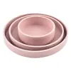 Set de Vajilla de Silicona Más Vendido para Niños, Bol para Comida, Plato Espesado para Snacks y Frutas, Se Puede Hervir